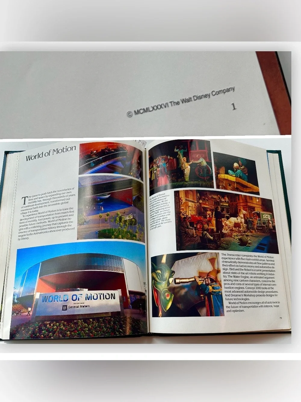 Vintage Walt Disney World Book 1986